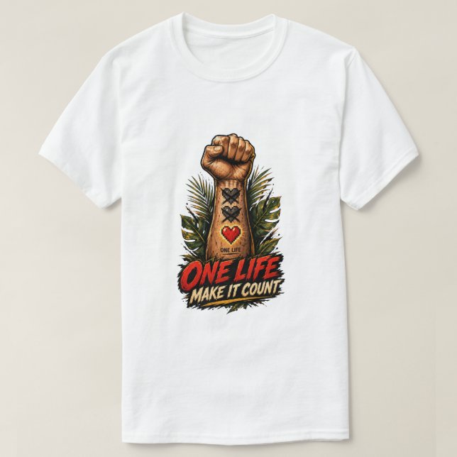Ein Leben  T-Shirt (Design vorne)