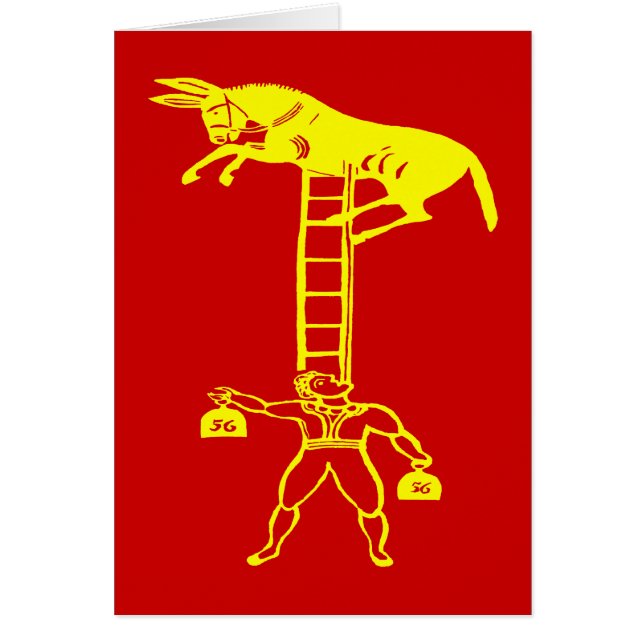 Ein lebendes Esel ~ balancierend, ÄNDERN Sie (Vorne)