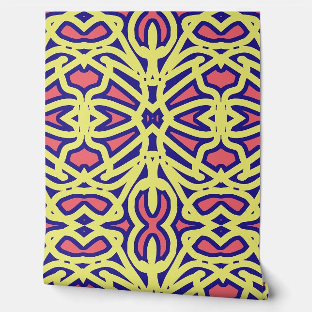 Ein lebendiger Multicolor "Ratti_Creative_Arts" Wa Tapete (Abrollen)