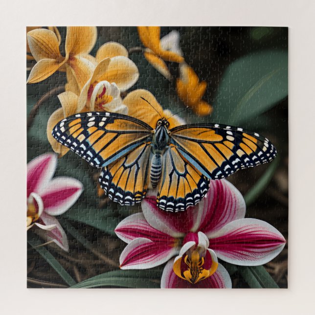 Ein lebendiger Schmetterling (Vertikal)