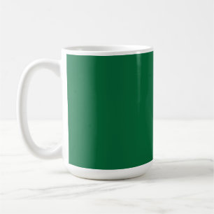 Ein lebendiges grünes Blatt mit verschiedenen Vene Kaffeetasse