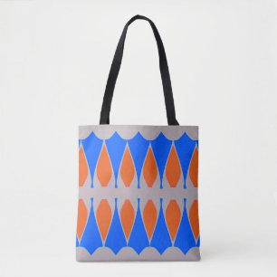 Ein lebendiges, vielfarbiges klassisches Design Tasche