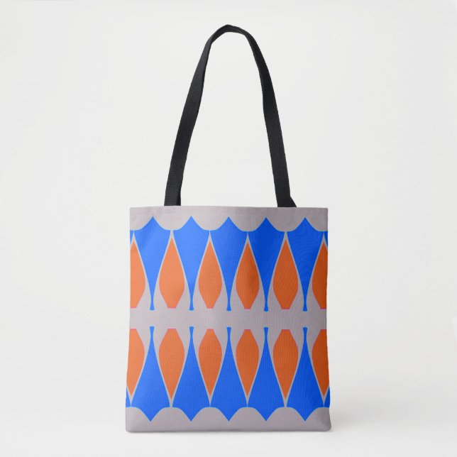 Ein lebendiges, vielfarbiges klassisches Design Tasche (Vorderseite)