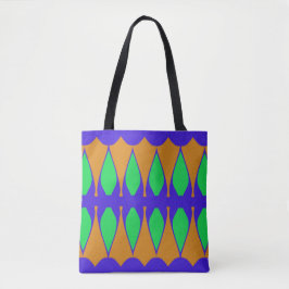 Ein lebendiges, vielfarbiges klassisches Design Tasche