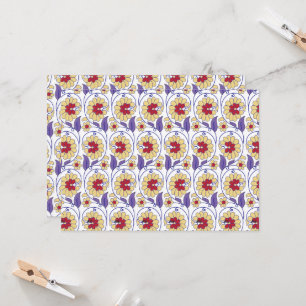 Ein lebhaftes Design mit gelbem und orangefarbenem Einladung