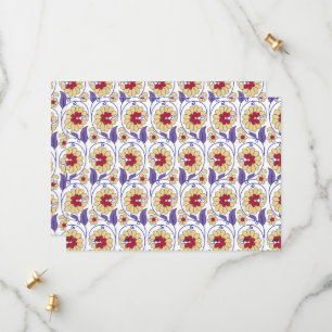 Ein lebhaftes Design mit gelbem und orangefarbenem Save The Date