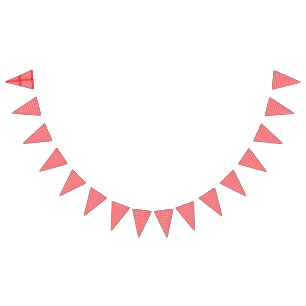 Ein lebhaftes rotes und oranges abstraktes Design Wimpelkette