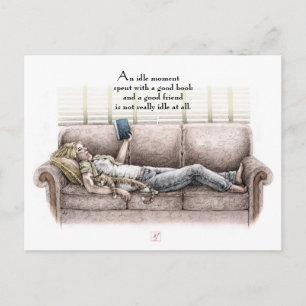 Ein Leerschritt - Anpassbar Postkarte