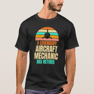 Ein legendärer Flugzeugmechaniker hat Joke Uni wie T-Shirt