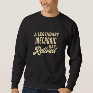 Ein legendärer Mechanismus hat einen müden Mechani Sweatshirt