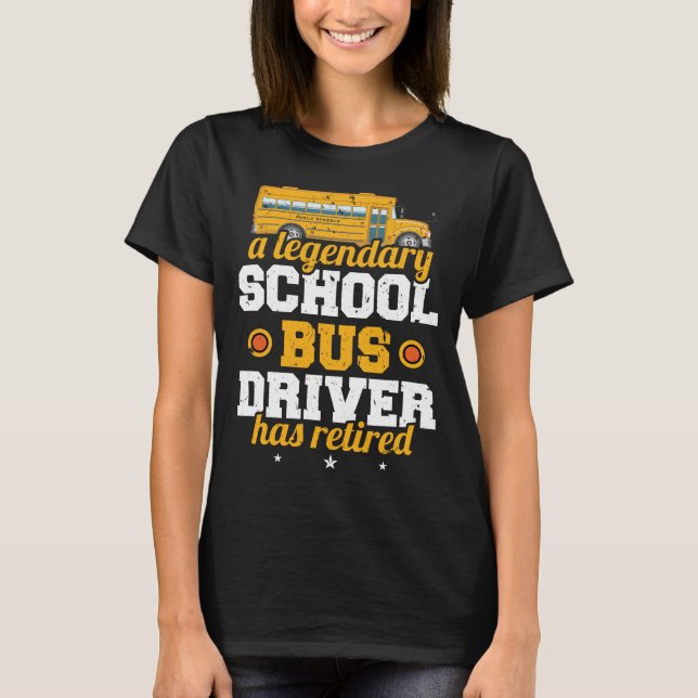 Ein legendärer Schulbusfahrer hat sich gelehnt T-Shirt (Vorderseite)