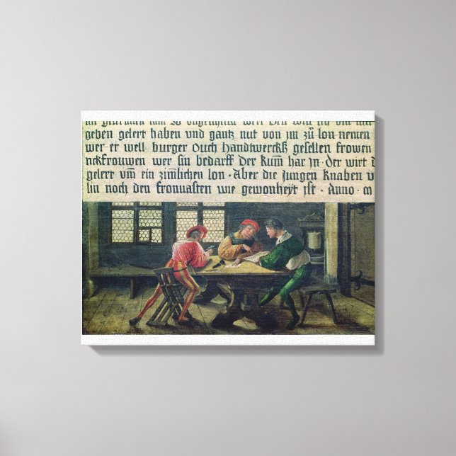 Ein Lehrer Leinwanddruck (Vorderseite)
