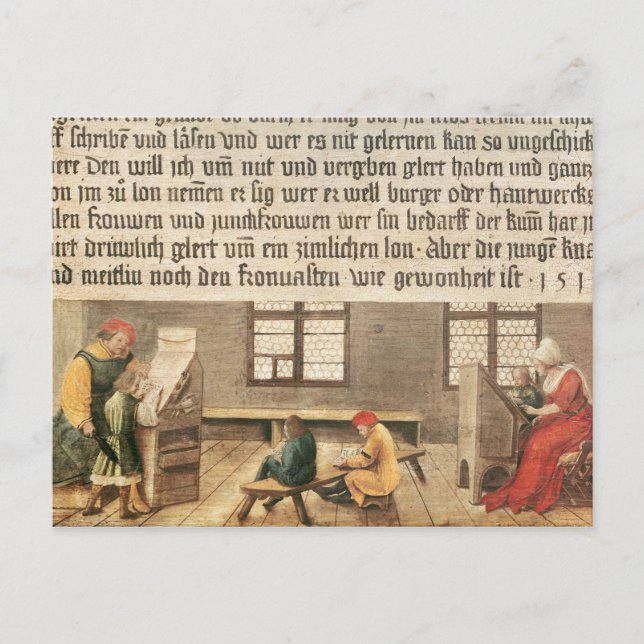 Ein Lehrer Postkarte (Vorderseite)