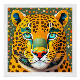 Ein Leopard, der seine Spots ändert Poster