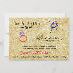 Ein letzter Flug / Gold - Einladung von Bacheloret