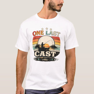 Ein letzter Wurf Retro-Sonnenuntergang T-Shirt