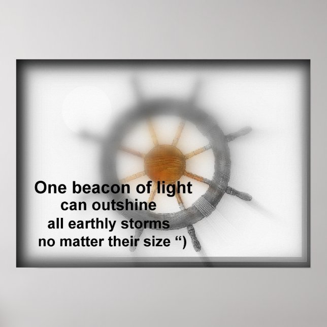 Ein Leuchtfeuer. Poster (Vorne)