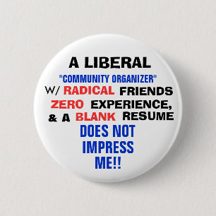 Ein LIBERALER "GEMEINSCHAFTSorganisator" mit Button
