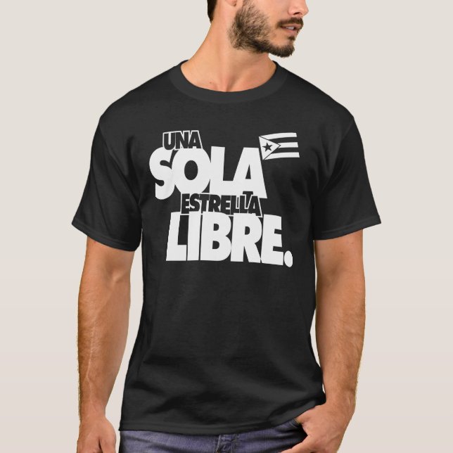 Ein libre. Stern T-Shirt (Vorderseite)