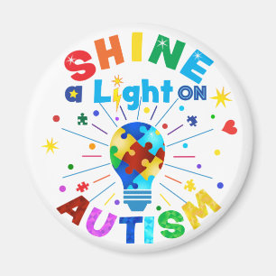 EIN Licht auf AUTISM Magnet