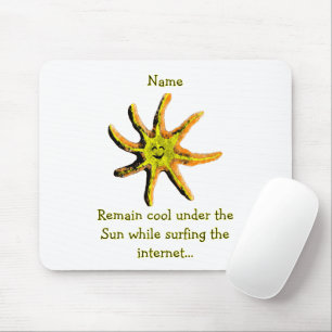 Ein Lichtstrahl des Glücks Mousepad