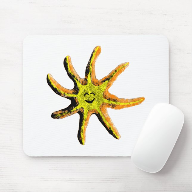 Ein Lichtstrahl des Glücks Mousepad (Mit Mouse)