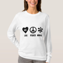 Ein Liebe-Frieden RN T-Shirt