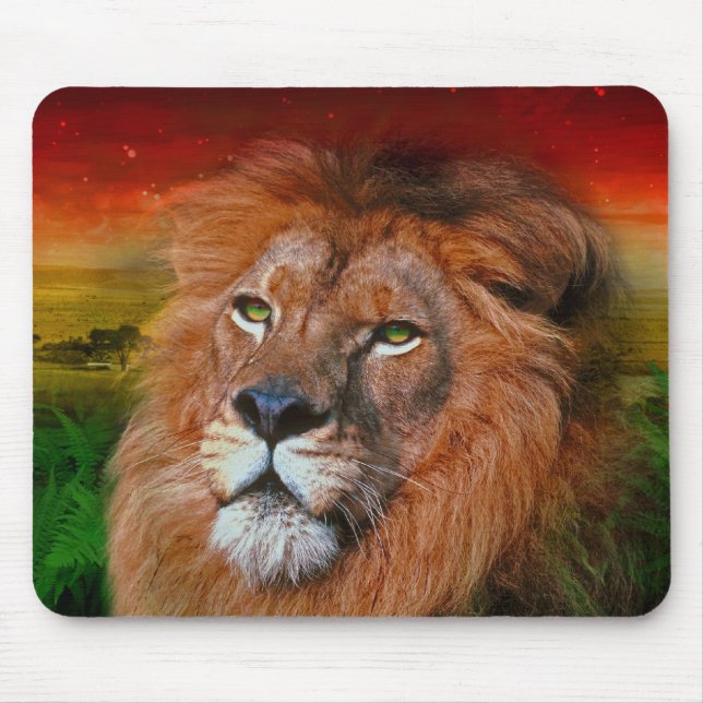 Ein Liebe-Löwe II - Mausunterlage Mousepad (Vorne)