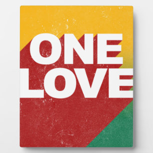 Ein Liebe-Poster Fotoplatte
