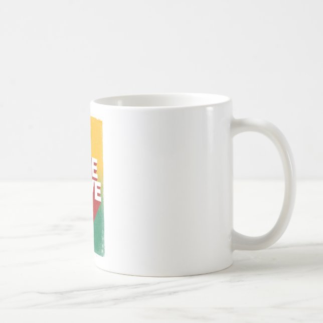 Ein Liebe-Poster Kaffeetasse (Rechts)