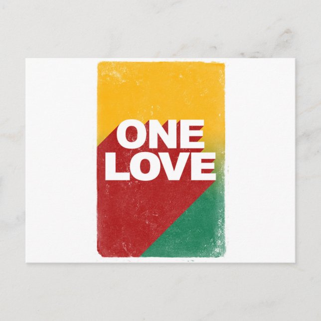Ein Liebe-Poster Postkarte (Vorderseite)
