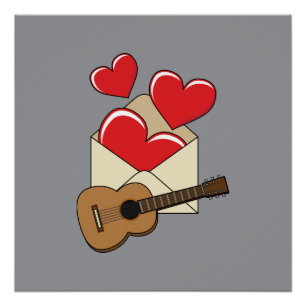 Ein Liebesbrief und eine Gitarre für Dich Poster