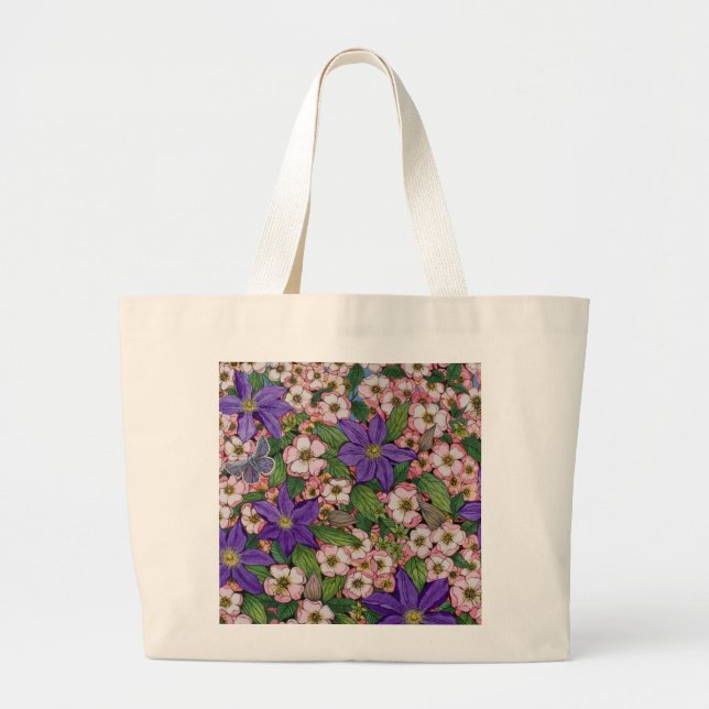 Ein lila Flecken 2011 Jumbo Stoffbeutel (Vorne)