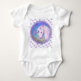 Ein lila Paradies Baby Strampler