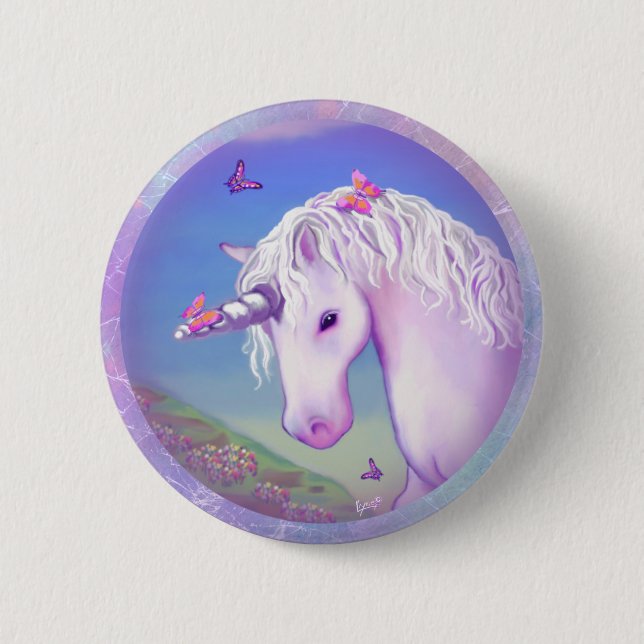 Ein Lila Paradies Button (Vorderseite)