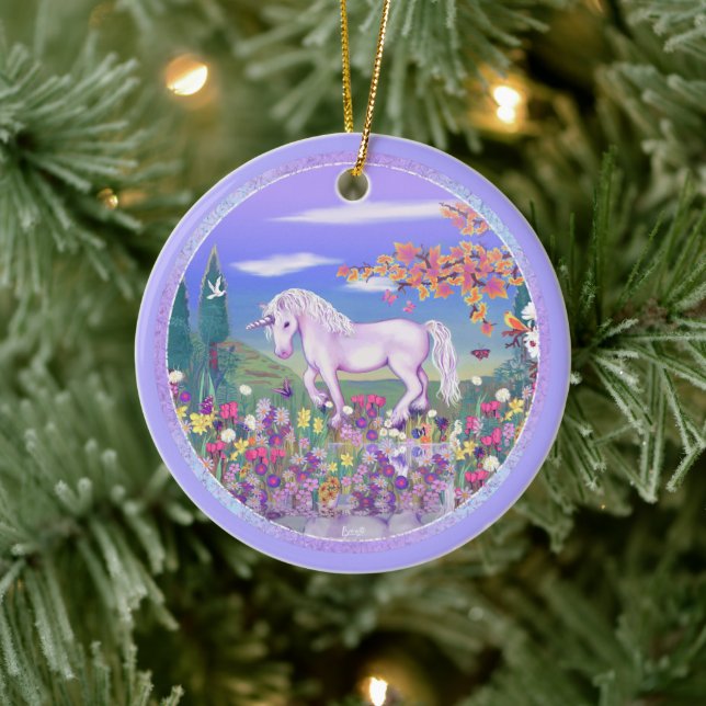Ein lila Paradies für Akryler Ornament (Baum)