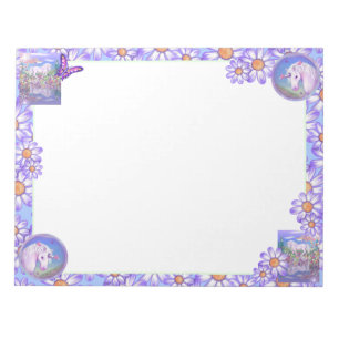 Ein lila Paradies für Notepad Notizblock