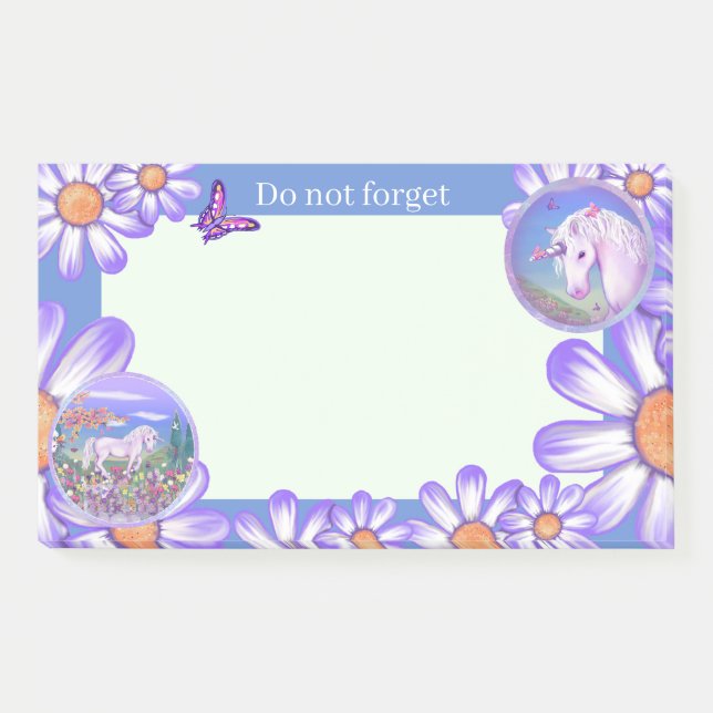 Ein lila Paradies Post-it Klebezettel (Vorderseite)