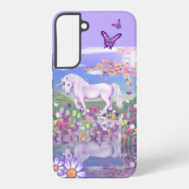 Ein lila Paradies Samsung Galaxy Hülle (Rückseite)