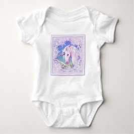 Ein lila Paradies & Schnee Baby Strampler
