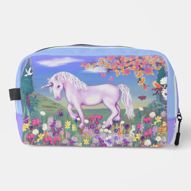 Ein lila Paradies Waschbeutel (Vorderseite)