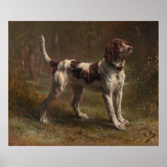 Ein limitierter Briquet-Hund Poster (Vorne)