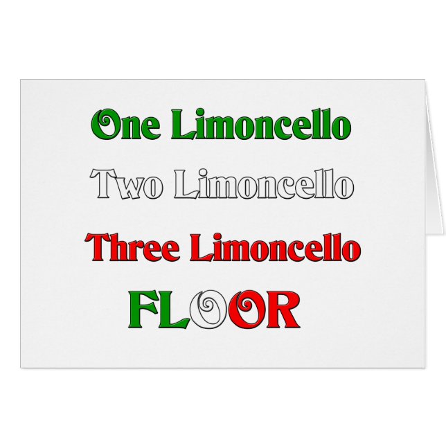 Ein Limoncello (Vorderseite (Horizontal))