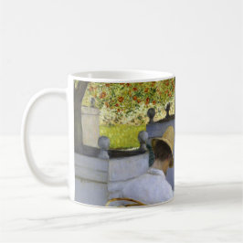 Ein literarischer Ausweg: Leser verlieren in einem Kaffeetasse