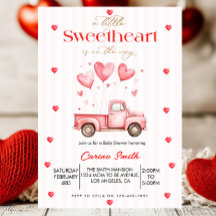 Ein LKW- Baby-Shower für einen kleinen Schatz 