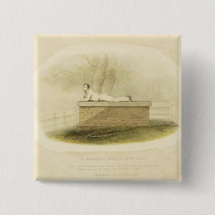 Ein Lord Byron (1788-1824 des Button