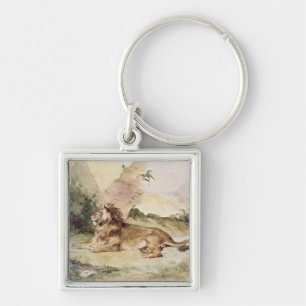 Ein Löwe in der Wüste, 1834 Schlüsselanhänger