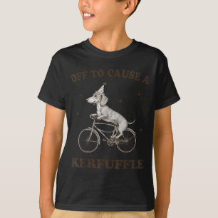 Ein lustiger Anlass für einen Wirbel Dachshund T-Shirt