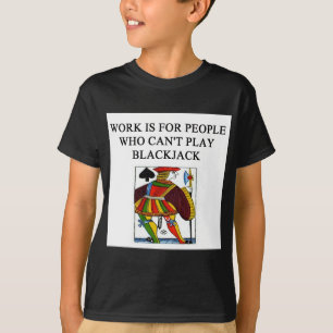 ein lustiger Blackjackwitz T-Shirt