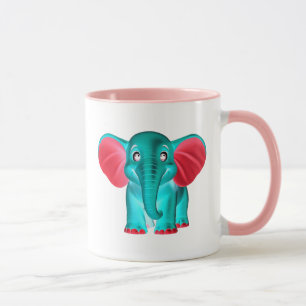 Ein lustiger Elefant. Tasse